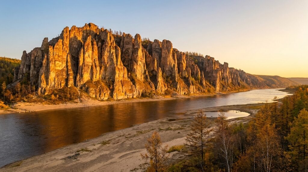 Водопад Кивач – самый мощный в Карелии