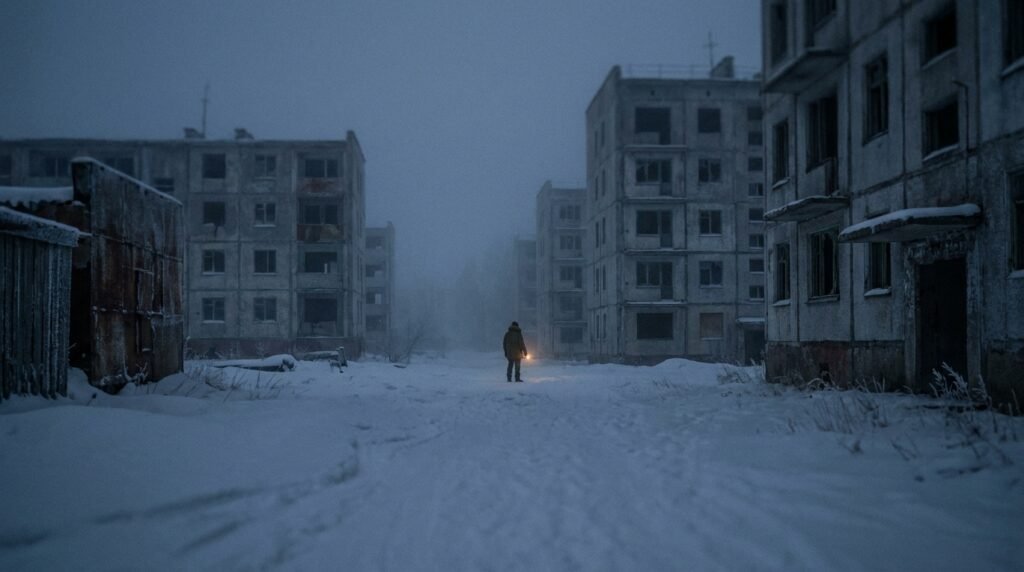 В тундре земля взорвалась воронкой глубже двадцати этажей